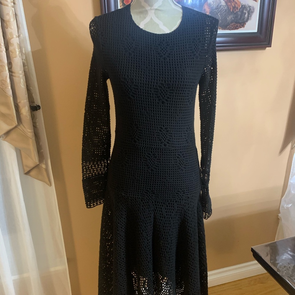 NWT See by Chloe Crochet Asymmetrical Dress - Picture 6 of 16